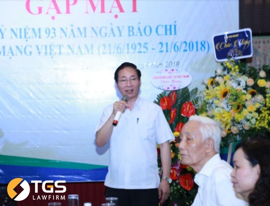 LS Nguyễn Văn Chiến – Phó Chủ tịch LĐLSVN phát biểu tại buổi lễ.