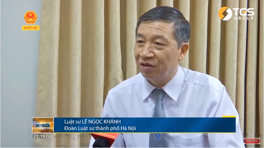 luật sư Lê Ngọc Khánh trả lời PV truyền hình Quốc hộ về ô nhiễm nguồn nước
