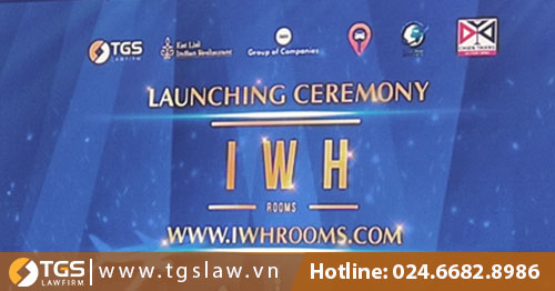 Công ty Luật TGS tài trợ IWH trong sự kiện ra mắt Website booking IWH Rooms